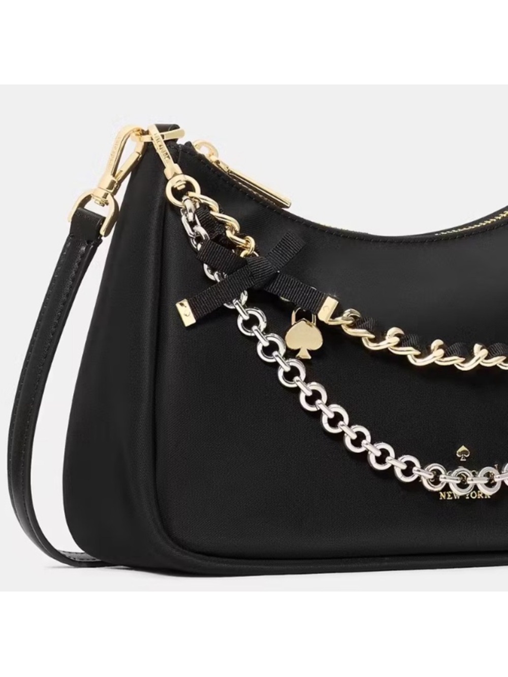 Kate Spade Margot KSNYL Nylon Medium Convertible Crossbody Bag - Picture 3 of 5